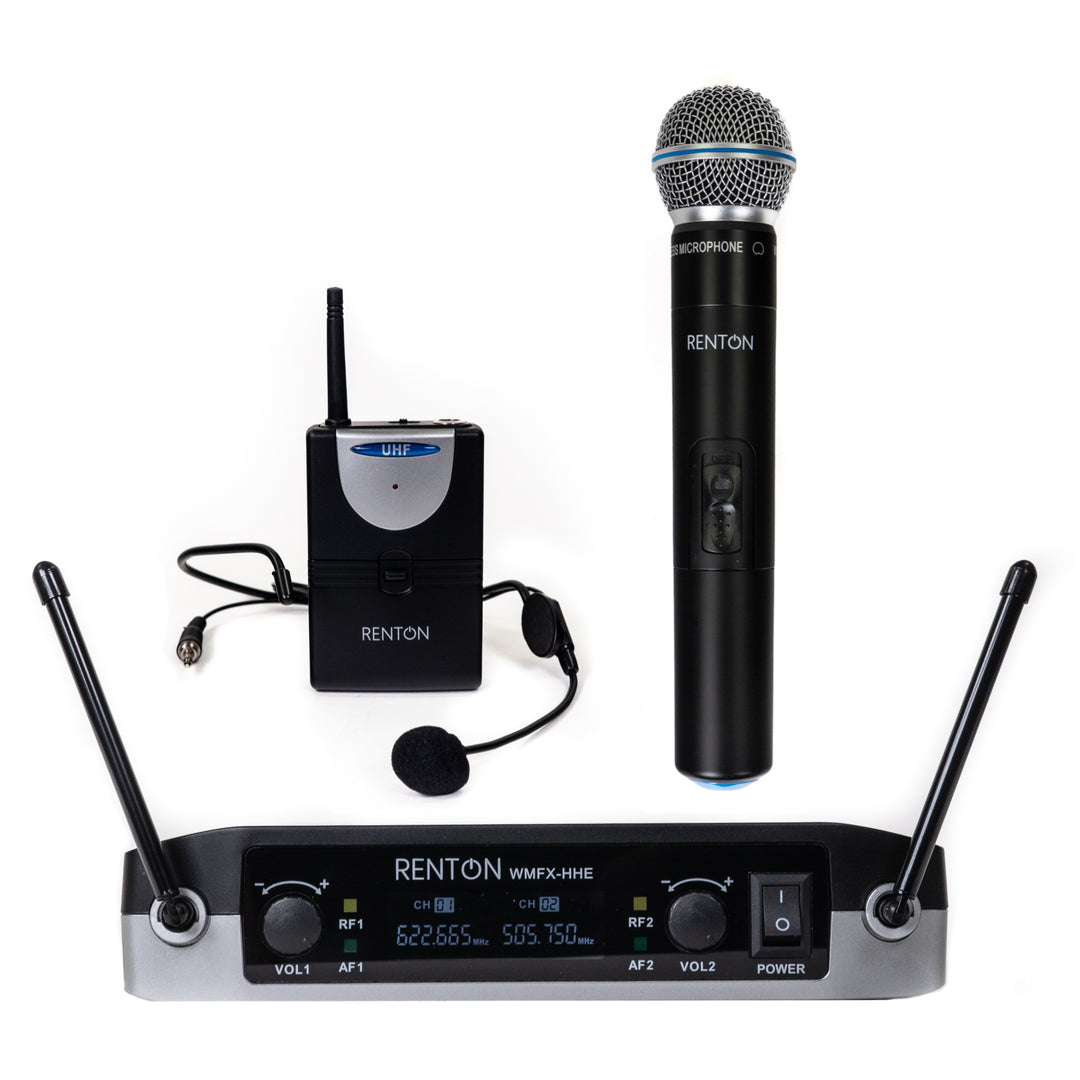 Renton WMFX Ensemble Microphones Sans Fil Combiné
