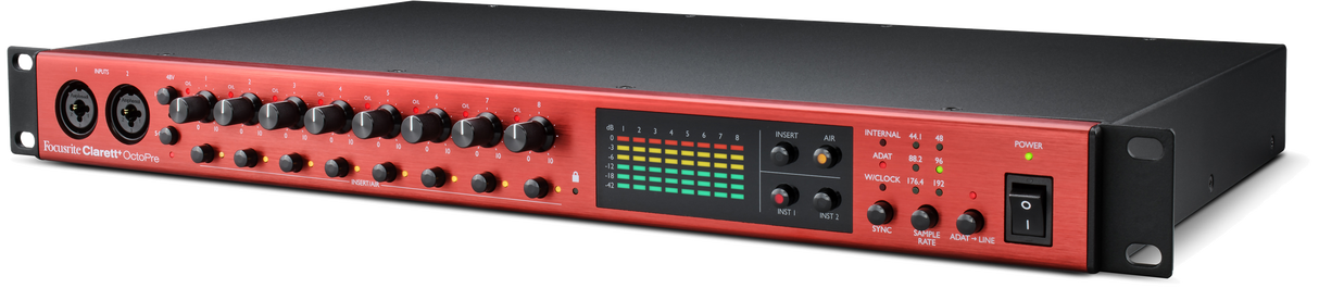 Focusrite Clarett+ Octopre Microphone Preamp