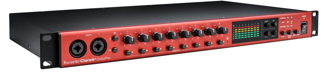 Focusrite Clarett+ Octopre Microphones Preamp