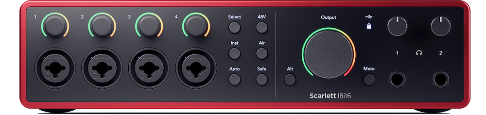 Focusrite SCARLETT4 18I16 Carte son Premium