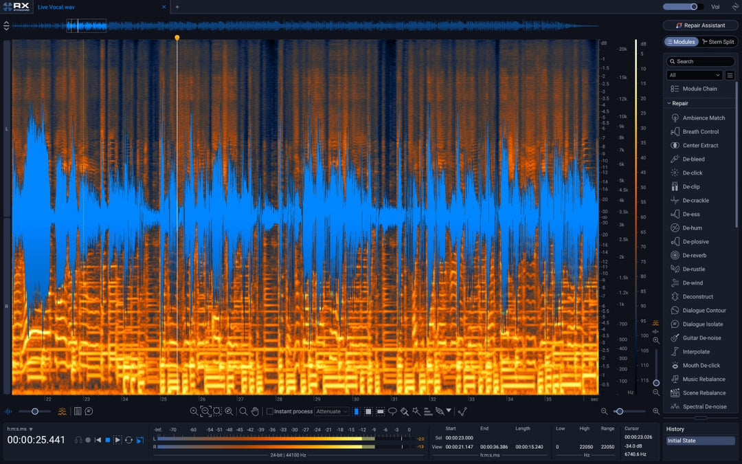 RX 12 Standard : CRG depuis tout produit iZotope payant