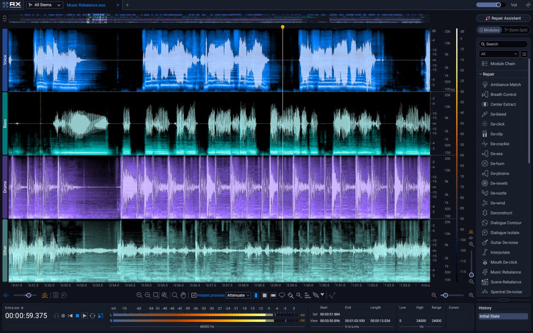 RX 12 Standard : CRG depuis tout produit iZotope payant