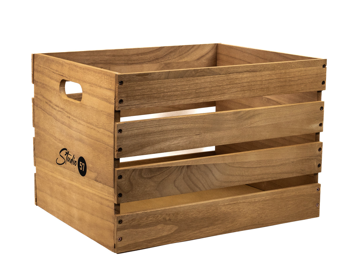 Studio 57 Vinyl record storage box (Wood)
