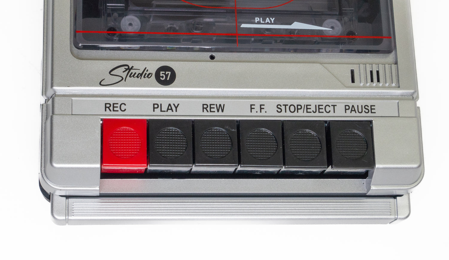 Studio 57 Cassette Recorder (Silver)