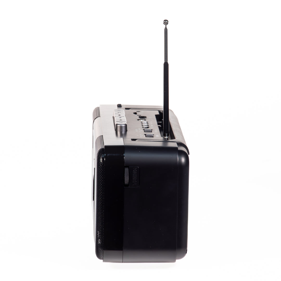 Studio 57 - Lecteur de cassettes avec FM & Bluetooth, Noir