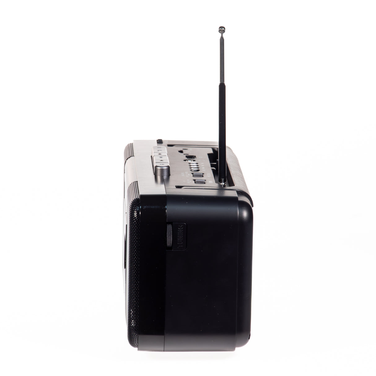 Studio 57 Lecteur de cassette avec FM et Bluetooth, Noir