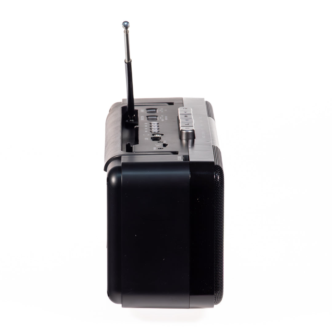 Studio 57 - Lecteur de cassettes avec FM & Bluetooth, Noir
