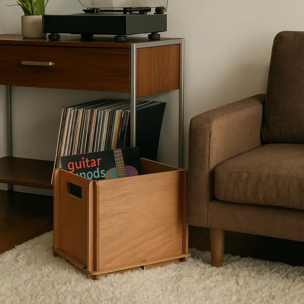 Studio 57 - Caisse à vinyles en bois