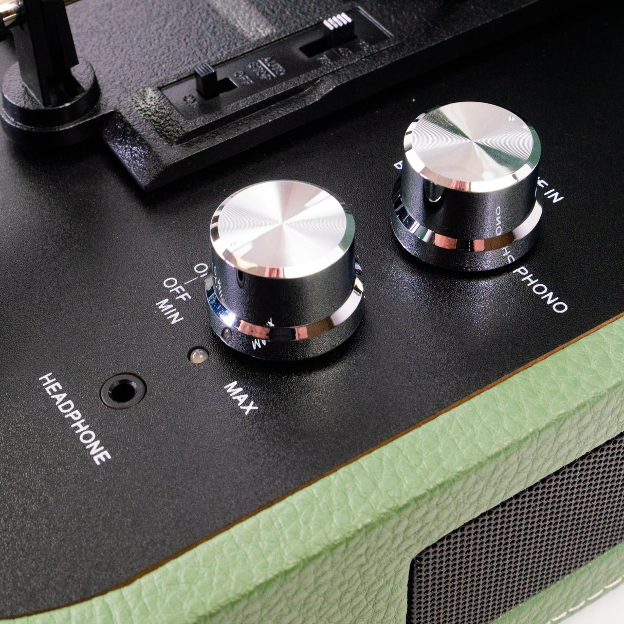 Studio 57 Mellow Turntable with LP Stand (Green)