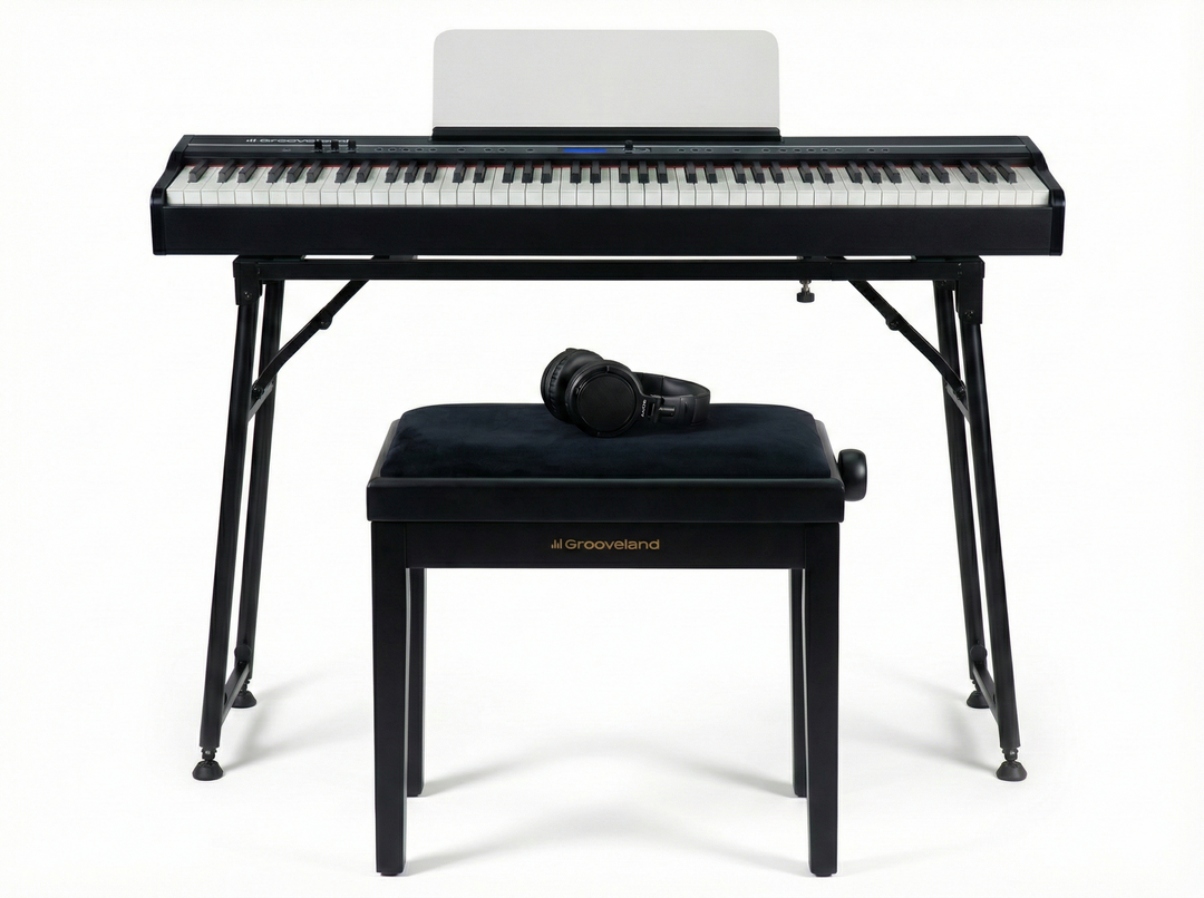 Grooveland FP80 Piano numérique (Noir) Pack complet