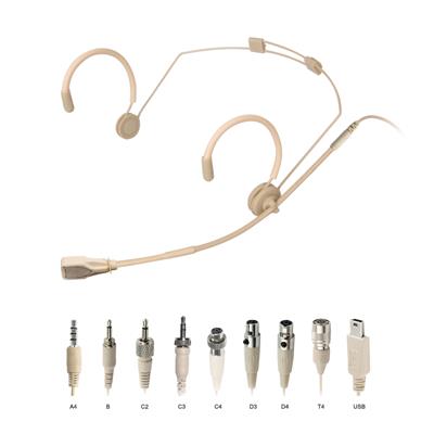 ScanMic microphone headset Cardoid pour Mipro, Beige