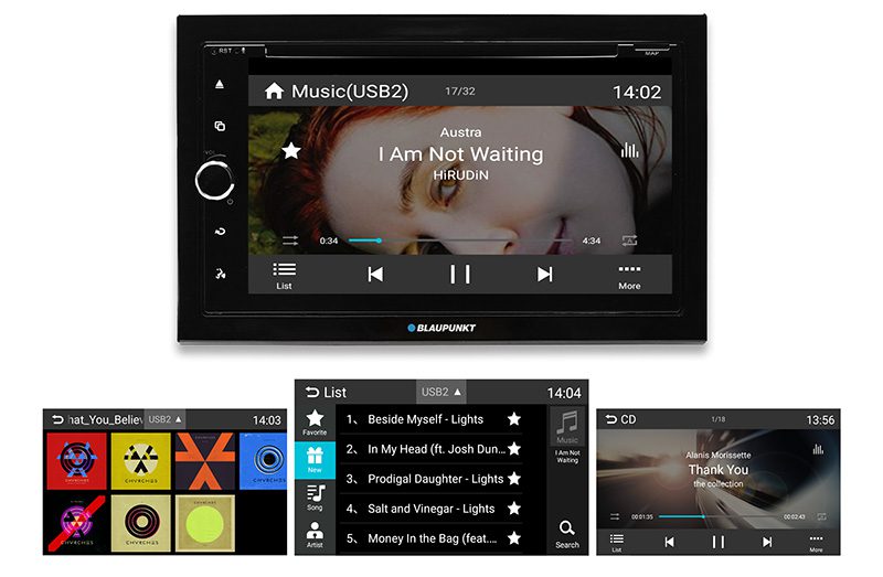 Blaupunkt Copenhagen 700 avec CarPlay, Android, DAB+ et Bluetooth