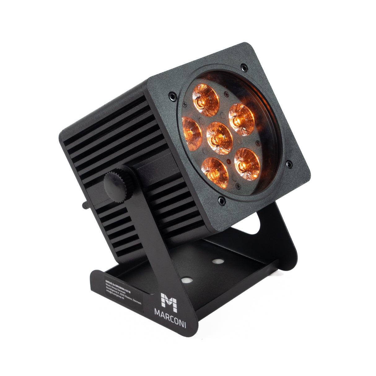Marconi SIRIUS 6x18W RGBWA+UV IP65 Battery Light
