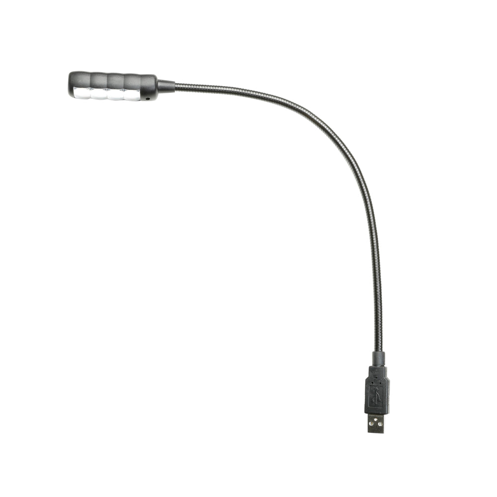 Adam Hall Stands SLED 1 ULTRA USB C - Lampe col de cygne, connecteur USB, 4 LED COB et couleurs au choix