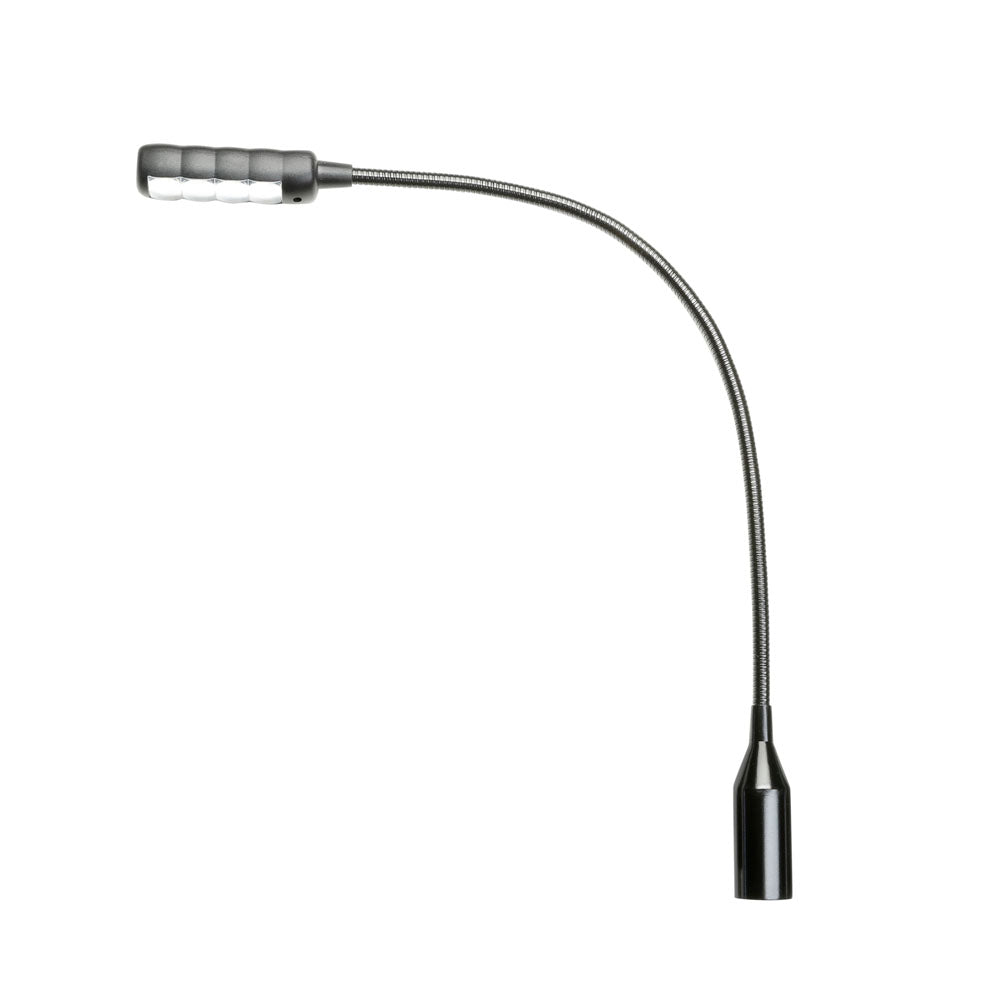 Adam Hall Stands SLED 1 ULTRA XLR 4 - Lampe col de cygne XLR 4 pôles avec 4 COB-LED