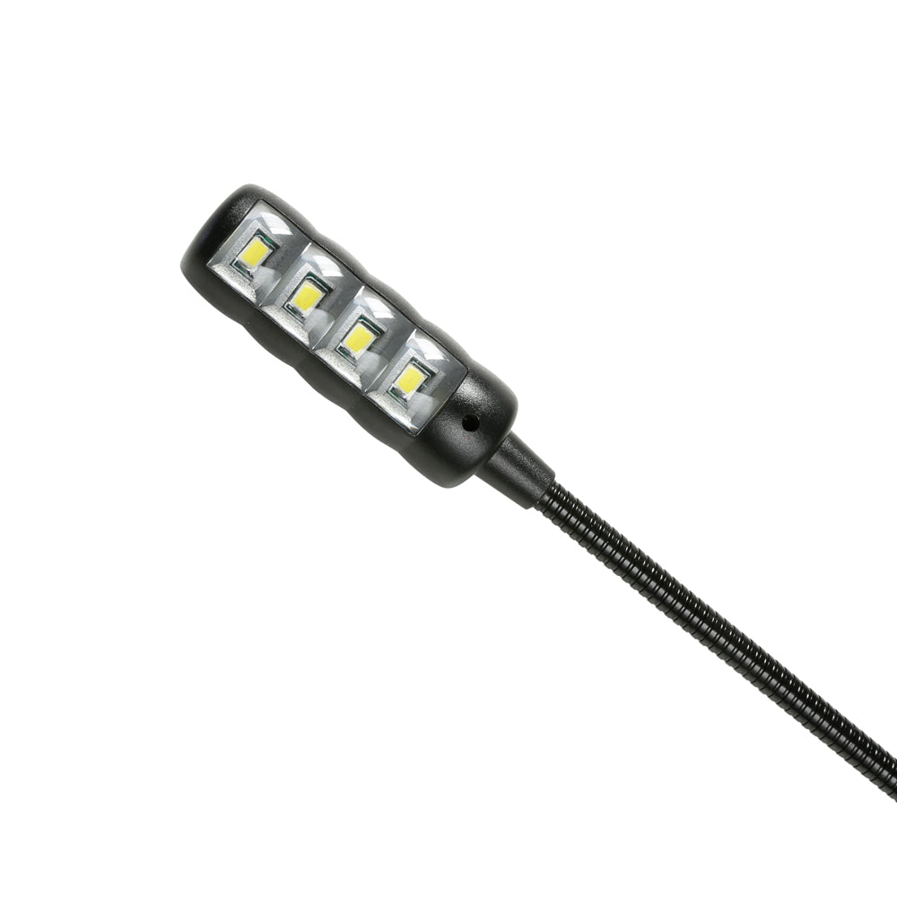 Adam Hall Stands SLED 2 ULTRA USB - Lampe LED à double col de cygne avec connecteur USB