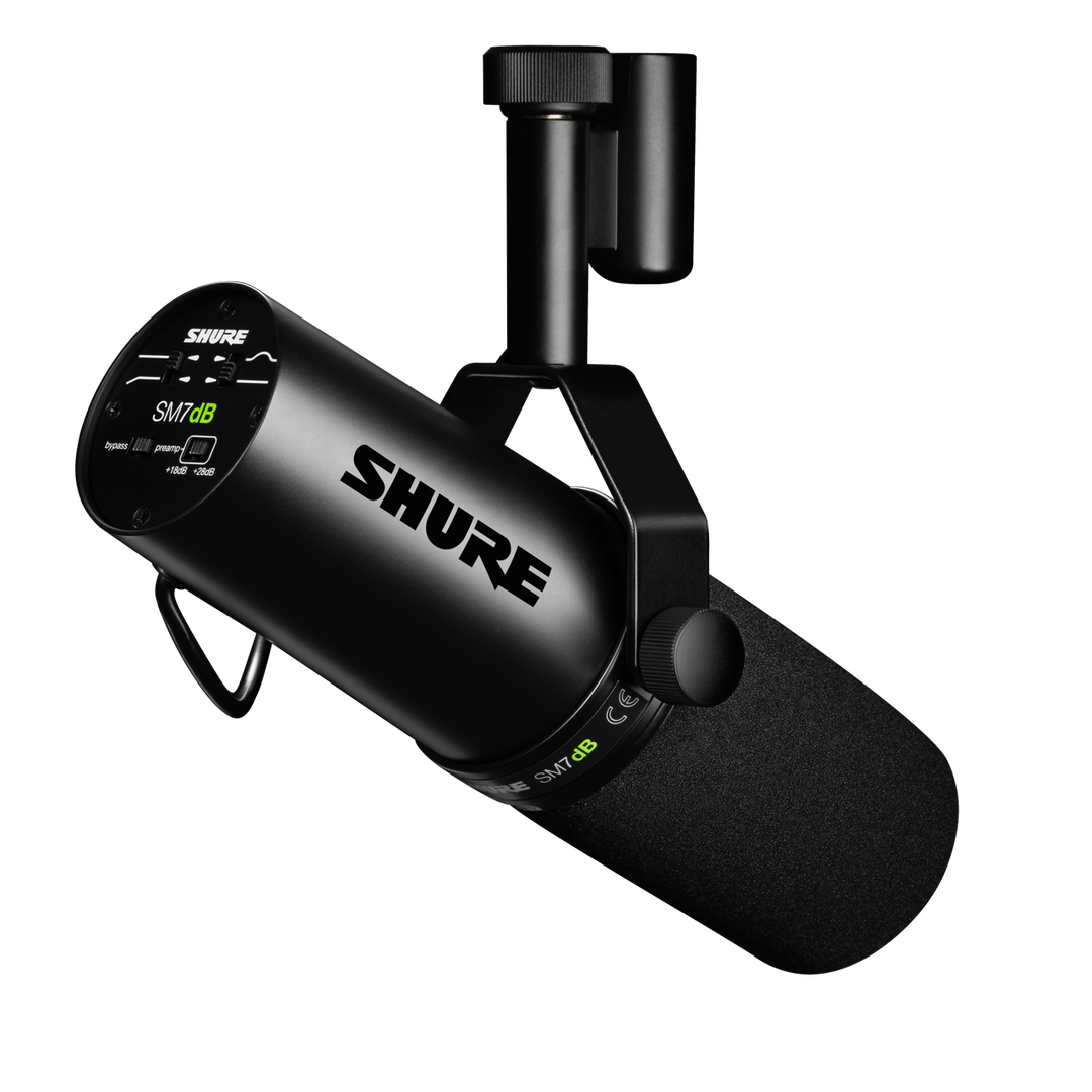 Shure SM7dB Microphone dynamique actif pour podcast