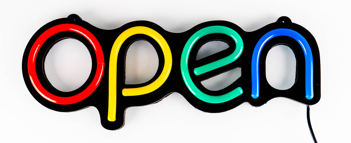 Neon sign 39 cm "Open"