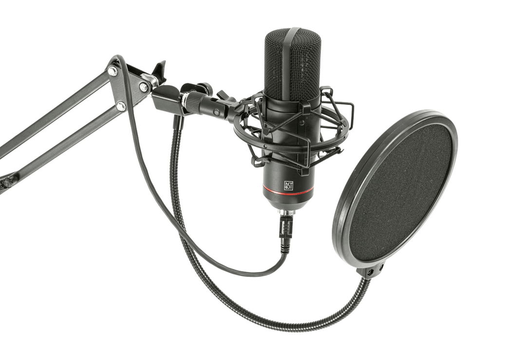 BST STM300-PLUS Ensemble de Microphone Streaming (Noir)