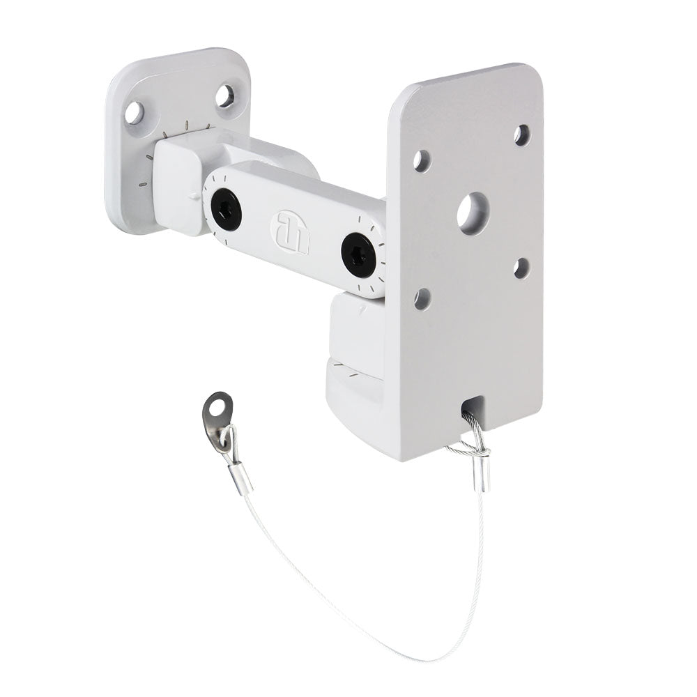 Adam Hall Stands SUWMB 10 W - Support mural universel pour enceintes jusqu’à 10 kg, blanc