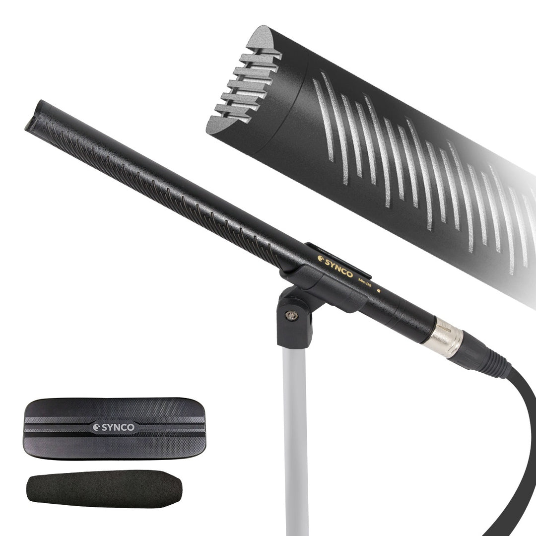 Synco D2 Broadcast shotgun mikrofon til 48 Volt Phantom power