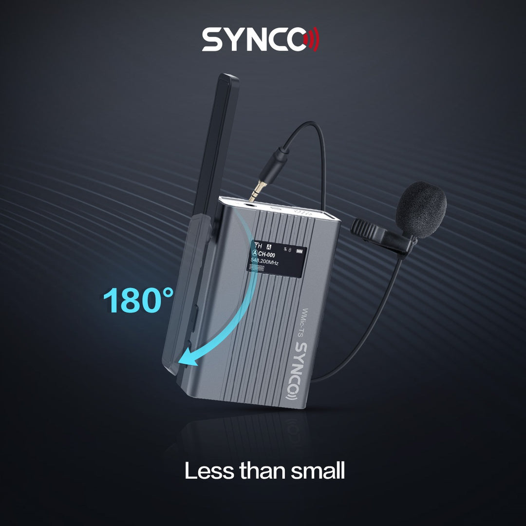 Système de microphone sans fil Synco 2 TX / 1 RX UHF 525 MHz-539.7 MHz
