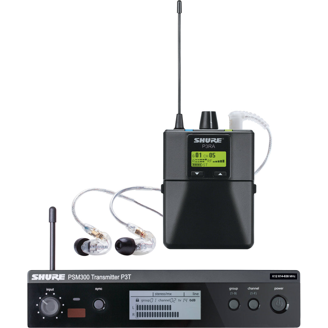 Shure PSM300 SE215 - Système In-ear (H20)