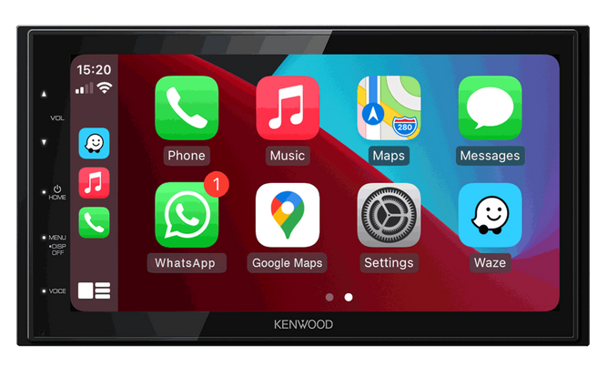 Kenwood DMX5020DABS Apple CarPlay, DAB+, Android Auto et Bluetooth