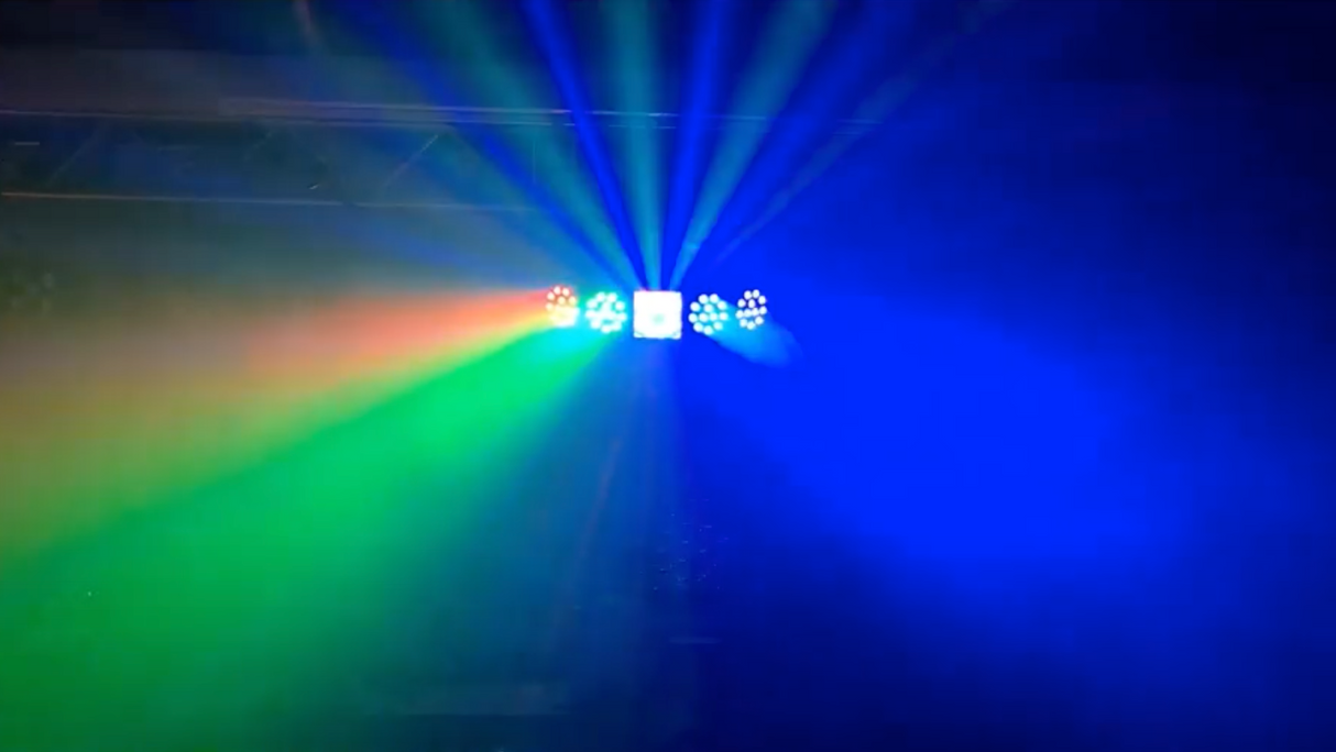 Ibiza Starwash 3-in-1 Disco Light with DMX