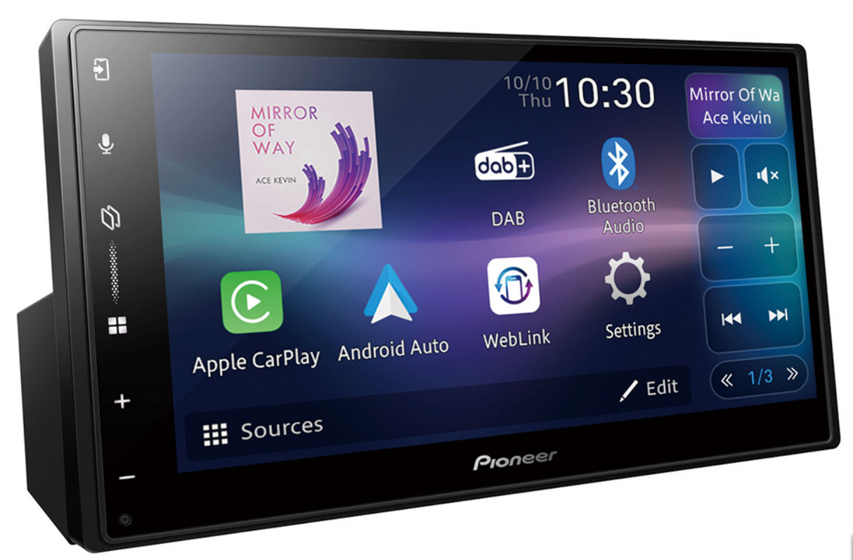 Pioneer SPH-DA77DAB Wireless Apple CarPlay , DAB radio and Bluetooth