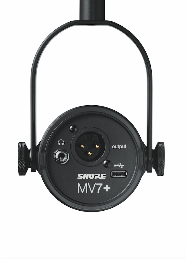 Shure MV7+ Microphone de Podcast (Noir)