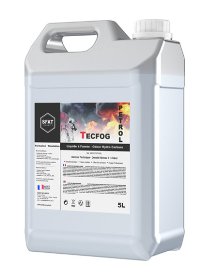 Liquide à fumée pour exercice incendie, Essence brûlée (2L)