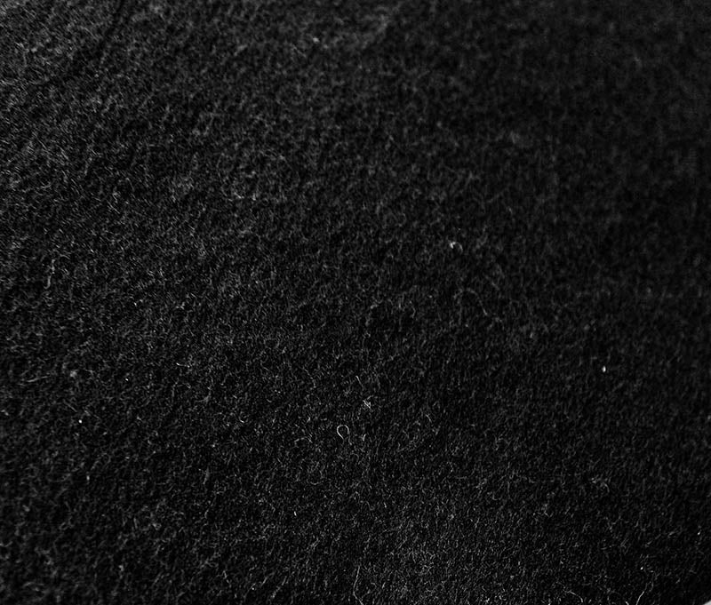 Molton au Mètre (Noir, 1 x 3m, 300g)
