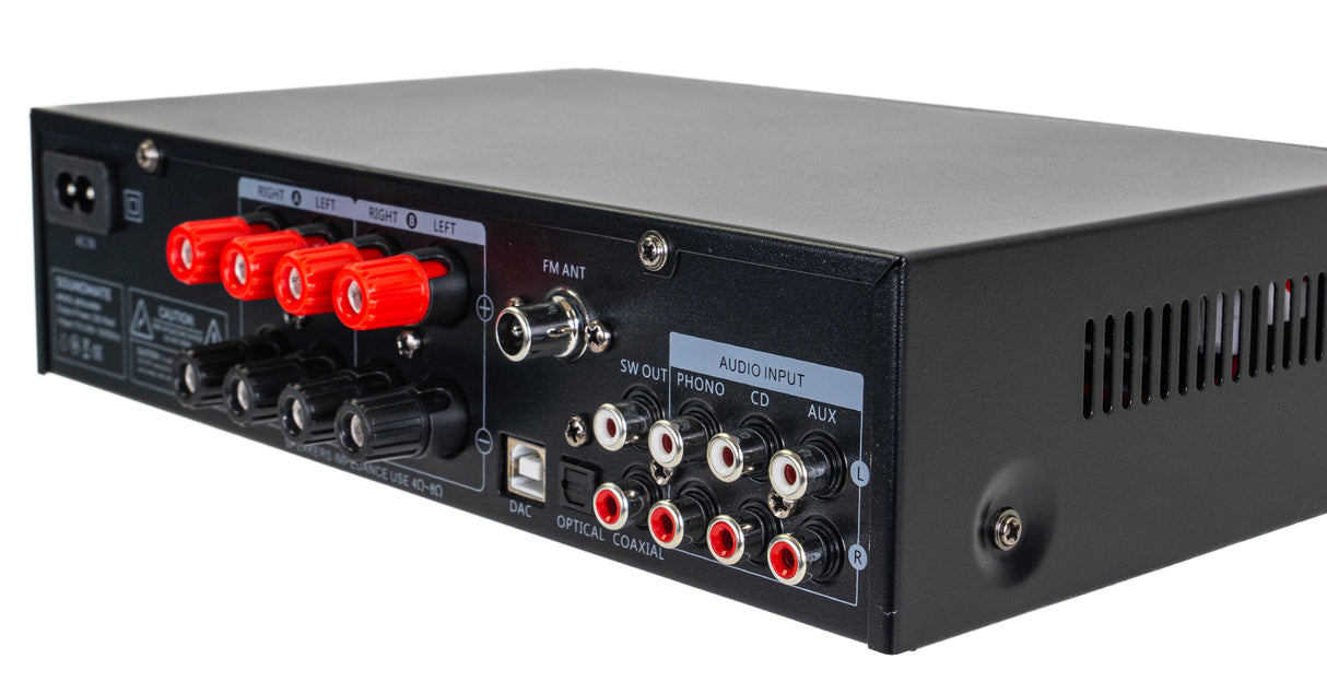 SoundMate Hi-Fi amplifier w. Bluetooth (4x50W)