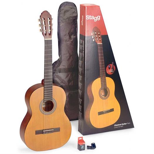 Pack de guitare classique Stagg C440 M (Naturel)