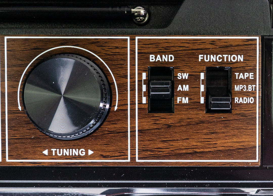 Studio 57 - Lecteur de cassettes avec FM & Bluetooth, Noir
