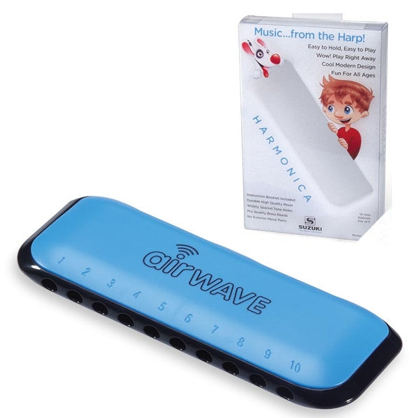 Suzuki AW-1 Airwave Harmonica (Blue)