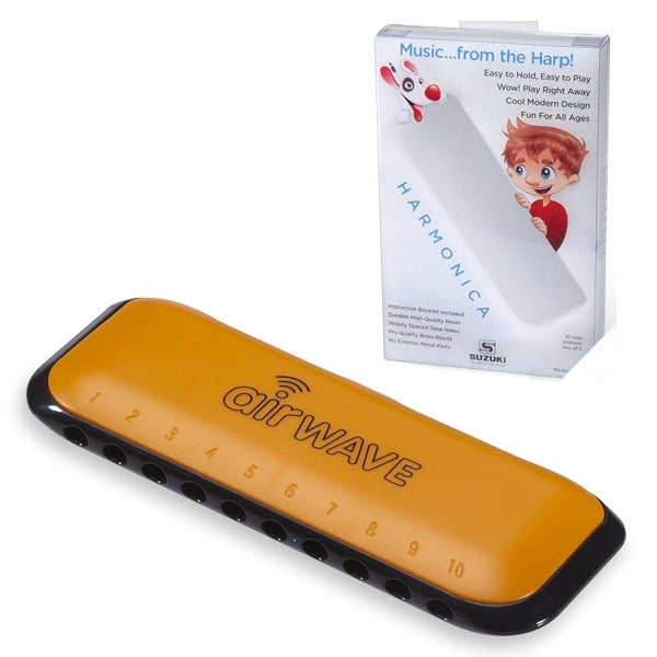 Suzuki AW-1 Airwave Harmonicas (Orange)