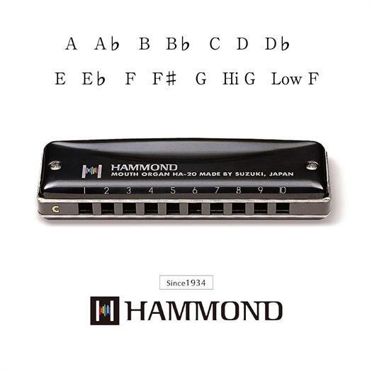 Harmonicas Suzuki Hammond HA-20 (F#)