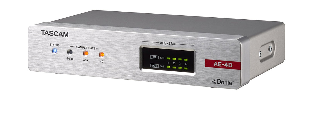 Tascam AE-4 convertisseur AES/EBU Dante 2 entrées / 2 sorties, XLR