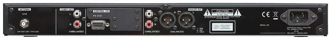 Tascam CD-400U DAB lecteur multimédia CD/USB/SD avec DAB et FM
