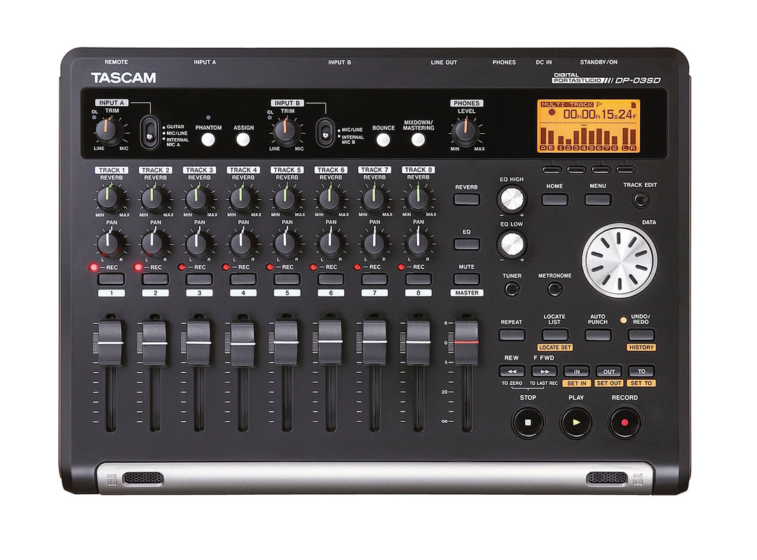 Tascam DP-03SD enregistreur numérique 8 pistes avec carte SD de 4GB