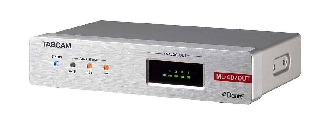 Tascam MM-4D IN Convertisseur Analog Dante 4 canaux, XLR