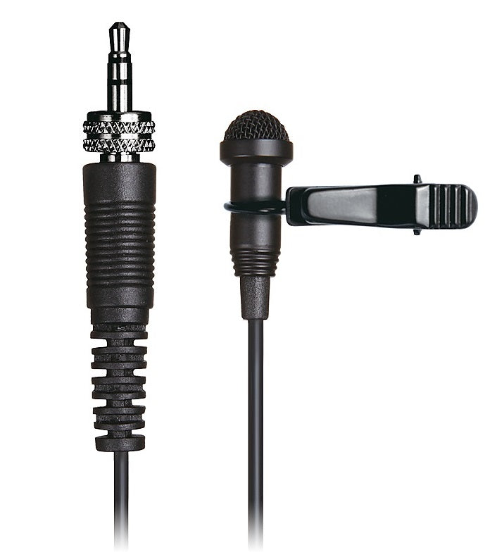 Tascam TM-10L microphone cravate minijack avec écrou, noir