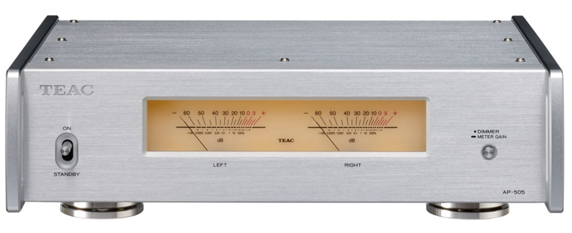 TEAC AP-505 Stereo Power Amplifier, Silver