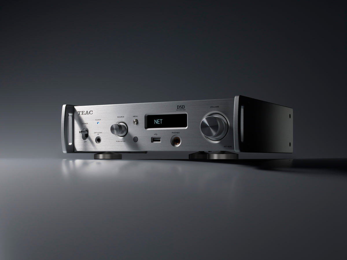 TEAC NT-505-X USB Network DAC Pré-ampli (Argent)