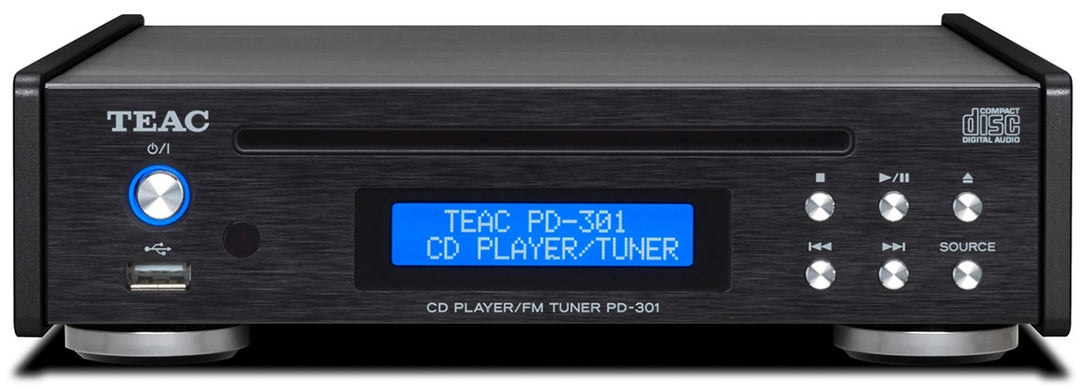 TEAC PD-301DAB-X/B, Lecteur DAB+/FM et CD (Noir)
