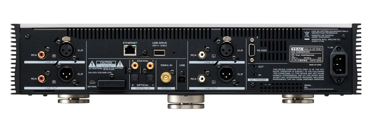 TEAC UD-701N DAC Réseau Pré-Ampli (Argent)