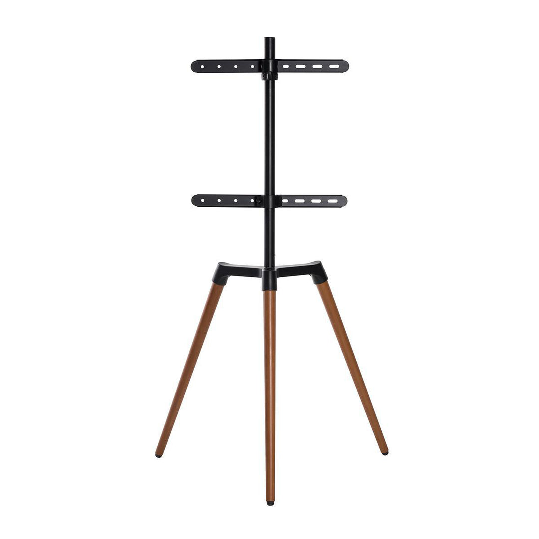 Support TV sur pied (Noir, Hêtre 50-65")