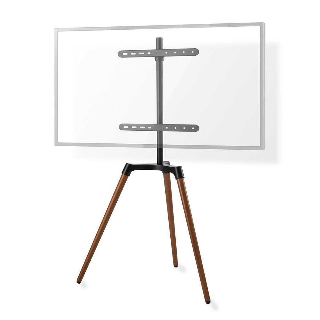 Support TV sur pied (Noir, Hêtre 50-65")